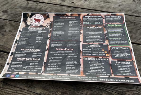 Menu photo 2 Smokin Woods BBQ Oakland, CA Menu photo 2 Smokin Woods BBQ Oakland, CA