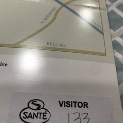 Sante of Surprise - Visitor sticker