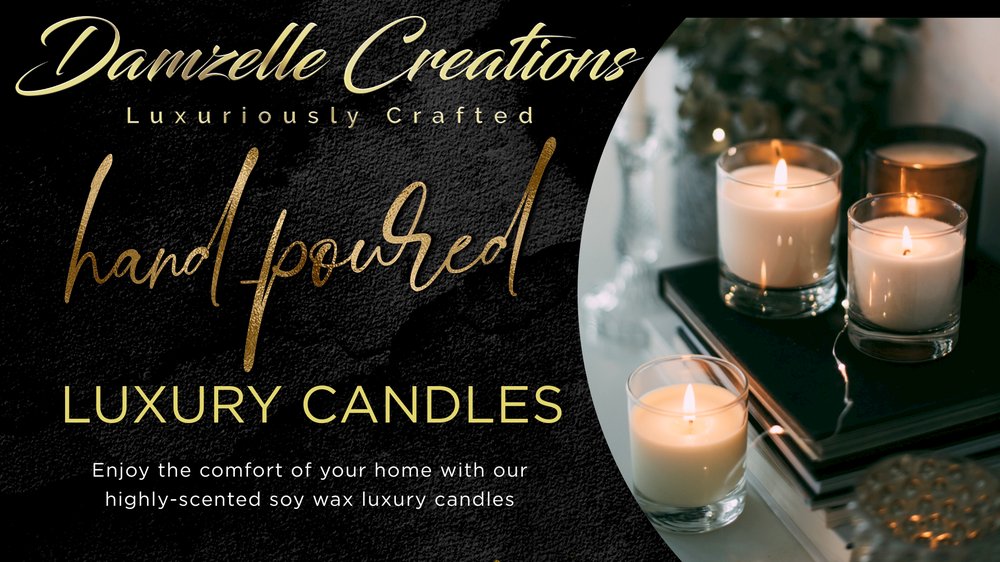 DAMZELLE CREATIONS 1767 Central Park Ave, Yonkers, New York Candle