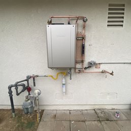 After: Tankless Water Heater