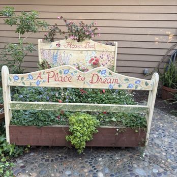 Cambria Pines Lodge Restaurant - Garden bed literally - American Near Me - Cambria, California Cambria Pines Lodge Restaurant - Garden bed literally - American Near Me - Cambria, California