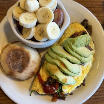 Denny's - Loaded Veggie Omelette - American Near Me - Corona, California Denny's - Loaded Veggie Omelette - American Near Me - Corona, California
