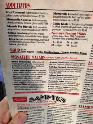 Menu photo 4 Sammy's Italian Pizza Kitchen Annapolis, MD Menu photo 4 Sammy's Italian Pizza Kitchen Annapolis, MD