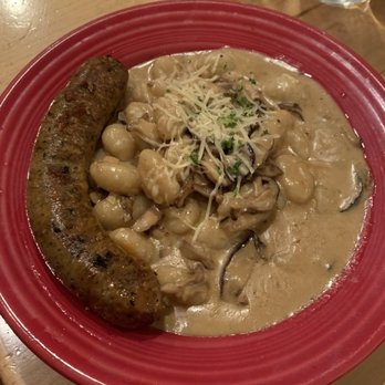 Ticino - Wild mushroom cream gnocchi with Italian sausage - Pizza Near Me - Avon, Colorado