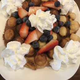Red, white, and blue waffle Red, white, and blue waffle