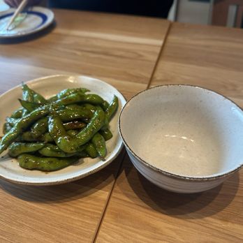 WAKABA - Chili Garlic Edamame - Izakaya Near Me - Los Angeles, California WAKABA - Chili Garlic Edamame - Izakaya Near Me - Los Angeles, California