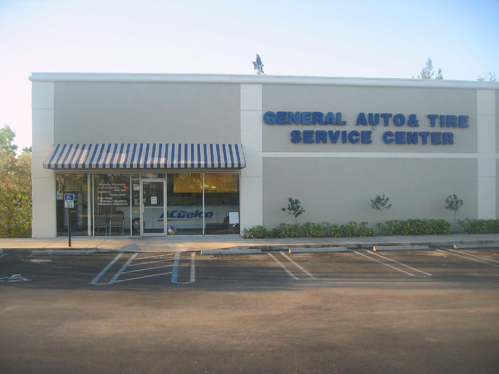 GENERAL AUTO SERVICE CENTER Tires 11690 Wiles Rd, Coral Springs, FL