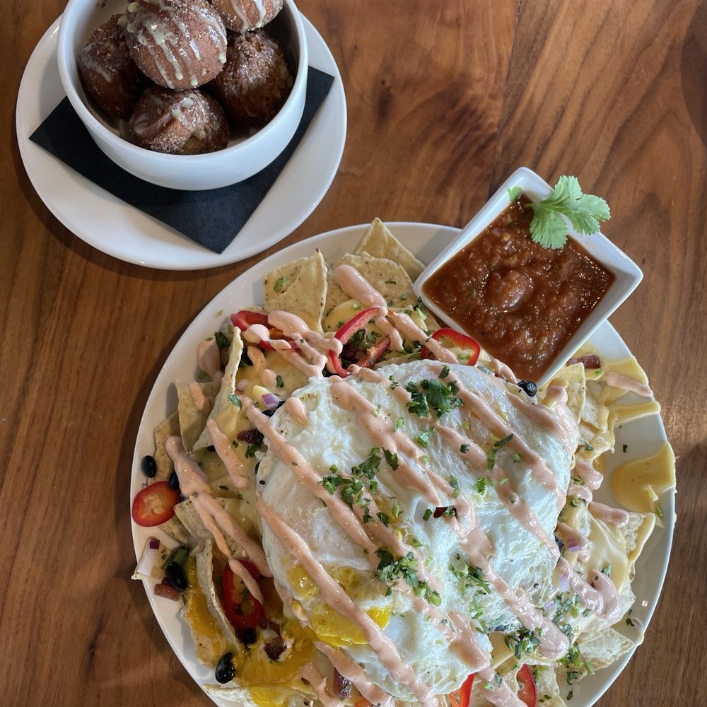 brunch nachos & donut holes brunch nachos & donut holes