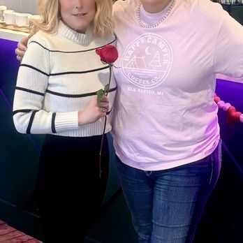Happy Camper Coffee - Mustang girl received a rose on Valentine's Day from Tammy . - Coffee & Tea Near Me - Elk Rapids, Michigan
