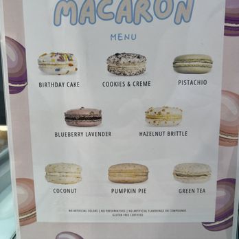 Beary Boba - Macaron menu - Desserts Near Me - Saint Johns, Florida