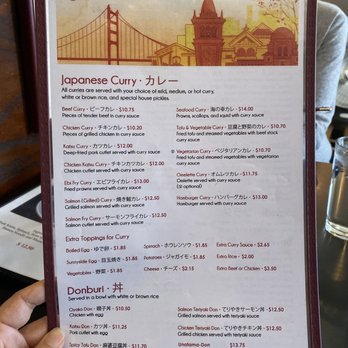 Muracci's Berkeley - Curry menu - Japanese Curry Near Me - Berkeley, California