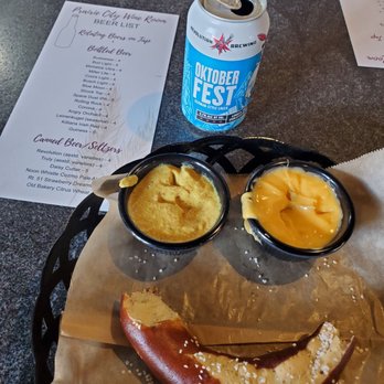 Prairie City Wine Room - Bavarian pretzels with Oktober fest beer - Beer Bar Near Me - Paxton, Illinois Prairie City Wine Room - Bavarian pretzels with Oktober fest beer - Beer Bar Near Me - Paxton, Illinois