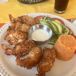 El Erizo Feliz - Coconut shrimp