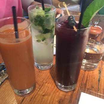 Beatrix - Carrot Apple and ginger snap, cucumber mint, and berry juices - New American Near Me - Chicago, Illinois Beatrix - Carrot Apple and ginger snap, cucumber mint, and berry juices - New American Near Me - Chicago, Illinois