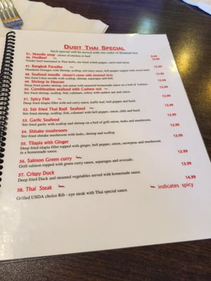 Menu photo 6 Dusit Thai Cuisine Mountain Home, AR Menu photo 6 Dusit Thai Cuisine Mountain Home, AR