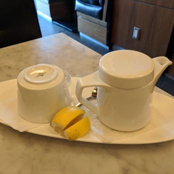 Proof Kitchen and Lounge - Green tea with lemon wedges - Canadian (New) Near Me - Waterloo, Ontario