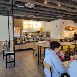 Habit Burger & Grill - Dining area at entrance.