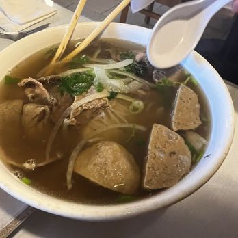 SF Kitchen - Beef Rare Steak, Flank & Meat Ball Pho - Vietnamese Near Me - Reno, Nevada