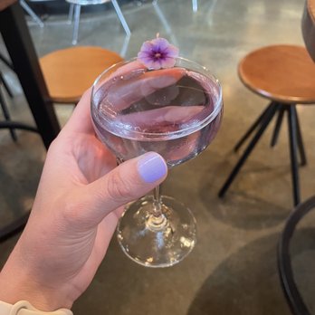 Dram & Draught - Changing Seasons (reposado tequila, rose water syrup, lavender bitters) - Wine Bars Near Me - Durham, North Carolina