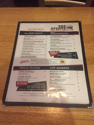Menu photo 8 The Avenue Boston, MA