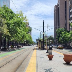 UTA TRAX Gallivan Plaza Station