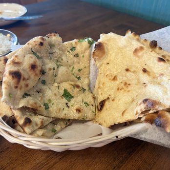 Great Indian Food - Garlic and butter naan - Indian Near Me - Mt. Juliet, Tennessee