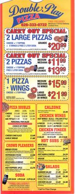 Double Play Pizza by null