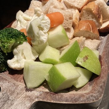 The Melting Pot - Towson - Dipping material for the cheese fondue (Quattro Formaggio - Fondue Near Me - Towson, Maryland The Melting Pot - Towson - Dipping material for the cheese fondue (Quattro Formaggio - Fondue Near Me - Towson, Maryland