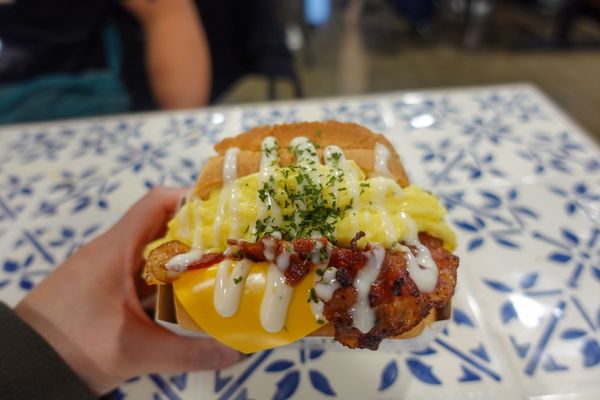 Oh K-Dog & Egg Toast by null