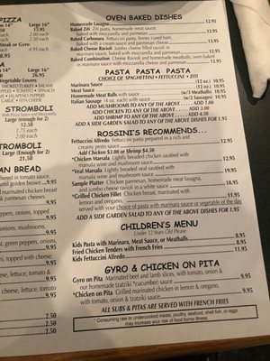 Menu photo 3 Rossinis Italian Restaurant Indian Trail, NC