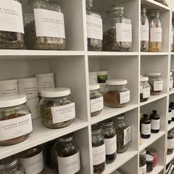 Essential Elements Wellness - Our extensive herbal apothecary.