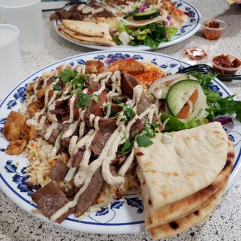 Falafel Corner - Combo platter! - Mediterranean Near Me - Sacramento, California