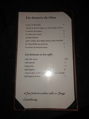 Menu photo 1 Le Chou de Bruxelles Sherbrooke, QC