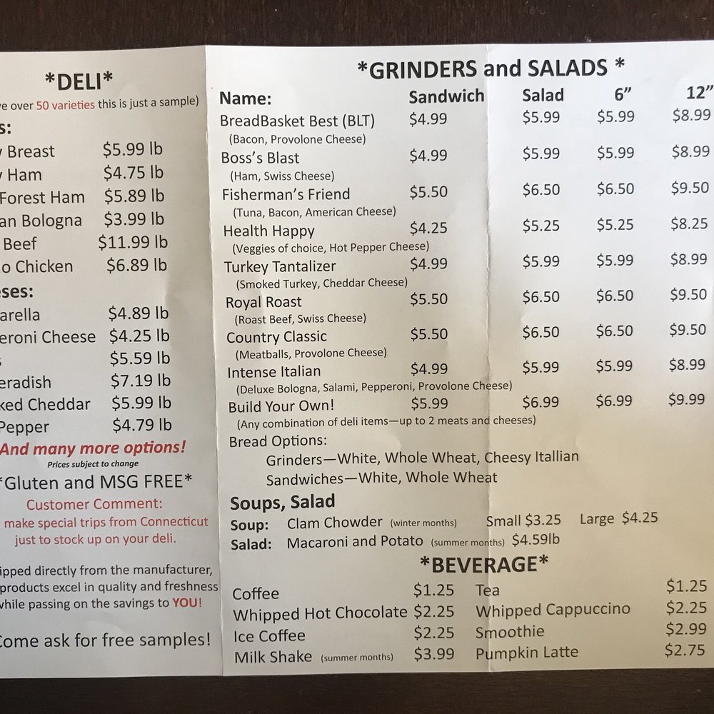 Bread Basket Bakery - Bakeries Near Me - Russell, Massachusetts