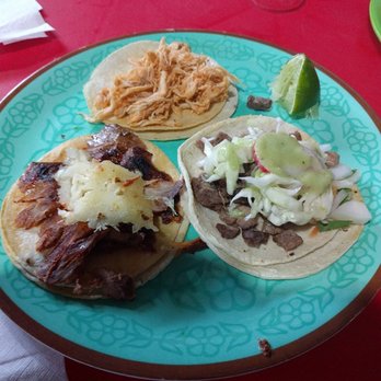 Antojitos La Chiapaneca - Pork, beef in carne asada form and chicken tacos - Mexican Near Me - Tulum, ROO