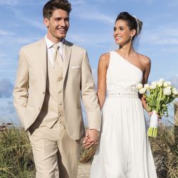 Suit Up - Tan Havanna wedding suit!
