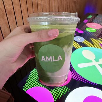 Amla Cafe - Strawberry Matcha - Desserts Near Me - Rocky Hill, Connecticut