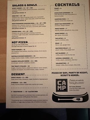 Menu photo 3 Scout’s Honor Iowa City, IA