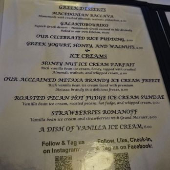 The Great Greek - Dessert Menu July 2025 - Greek Near Me - Sherman Oaks, California The Great Greek - Dessert Menu July 2025 - Greek Near Me - Sherman Oaks, California