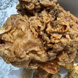 Just wanna show the amount of grease on the chicken Just wanna show the amount of grease on the chicken