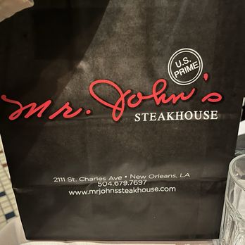 Mr John's Steakhouse - Leftovers - Steakhouses Near Me - New Orleans, Louisiana