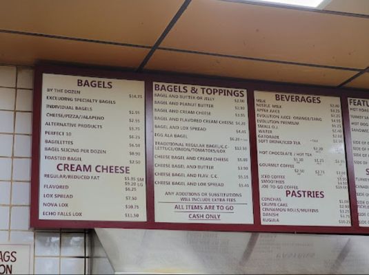 Menu photo 1 Western Bagel Van Nuys, CA