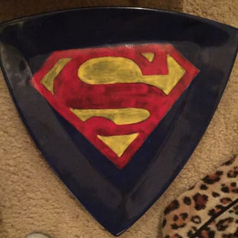 Kiln It - Superman plate - Arts & Crafts Near Me - Albuquerque, New Mexico