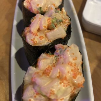 GoBistro - Scallops roll- Out of control. So good - Sushi Bars Near Me - Hollywood, Florida
