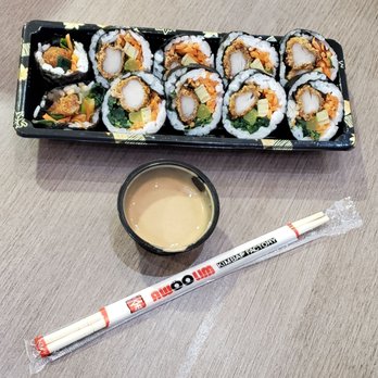 Awoolim Kimbap Factory - Kimbap fried chicken with sauce - Korean Near Me - Diamond Bar, California Awoolim Kimbap Factory - Kimbap fried chicken with sauce - Korean Near Me - Diamond Bar, California