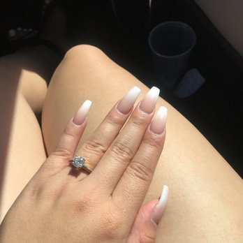 Platinum Nails & Spa - ombre fill $35. - Nail Salons Near Me - Oceanside, California