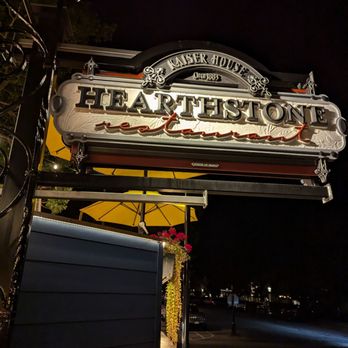 Hearthstone Restaurant - Street front signage - New American Near Me - Breckenridge, Colorado
