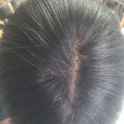 Divine Dimensions Maribels - Keratin treatment 4c hair, after 4 weeks and 2 wash.