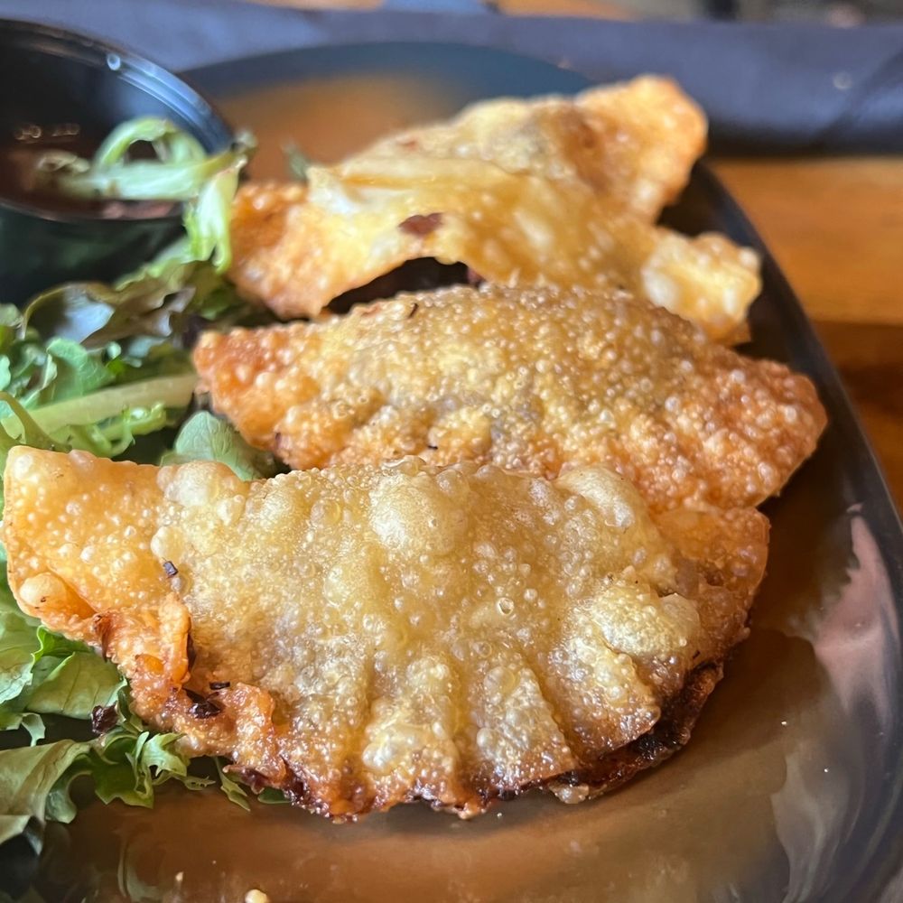 The Stubborn Mule - Short Rib Potstickers. - New American Near Me - Orlando, Florida The Stubborn Mule - Short Rib Potstickers. - New American Near Me - Orlando, Florida