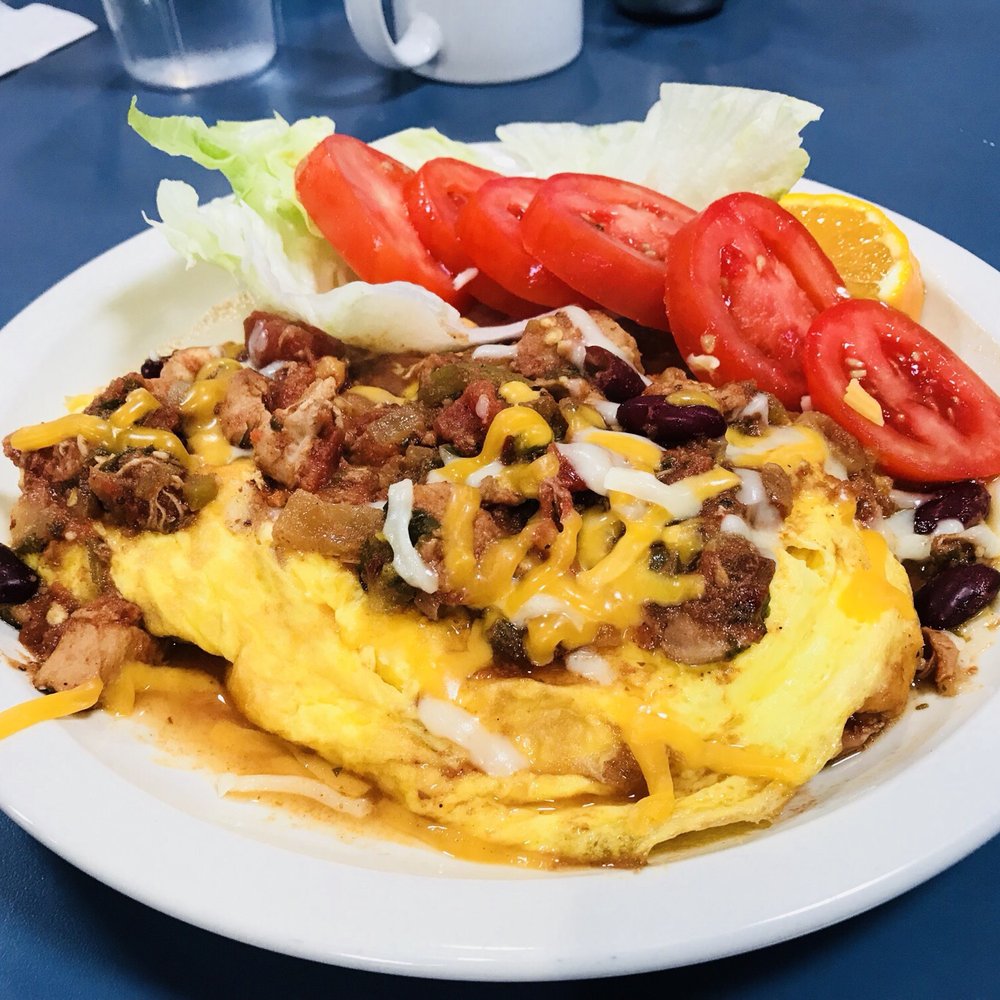 Beach Break Cafe - Chili & Cheese Omelette - Breakfast & Brunch Near Me - Oceanside, California Beach Break Cafe - Chili & Cheese Omelette - Breakfast & Brunch Near Me - Oceanside, California
